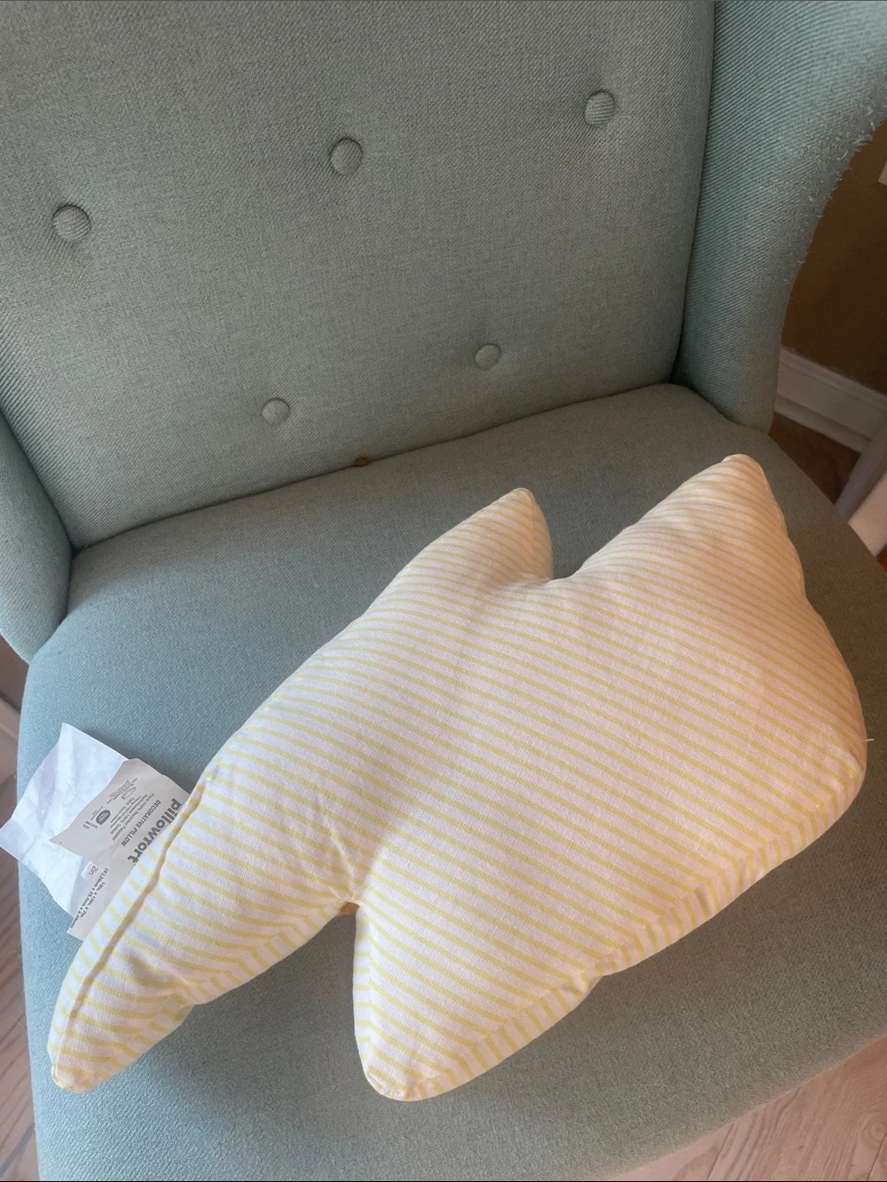 Plush Sherpa Throw Pillow in golden Orange -- lightning bolt new